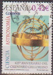 z vendido España 2007 4311 Sello º Ciencia Astronomia Calendario Gregoriano Timbre Espagne Spain Spagna